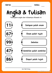 Lembar 2: Angka & Tulisan