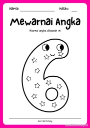 Lembar 11: Mewarnai Angka