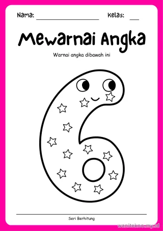 Lembar 11: Mewarnai Angka
