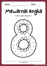 Lembar 13: Mewarnai Angka
