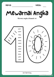Lembar 15: Mewarnai Angka