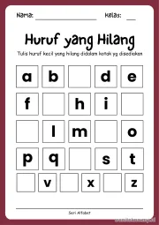 Lembar 2: Huruf yang Hilang