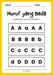 Lembar 6: Huruf yang Beda