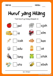 Lembar 1: Huruf yang Hilang
