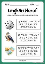 Lembar 4: Lingkari Huruf