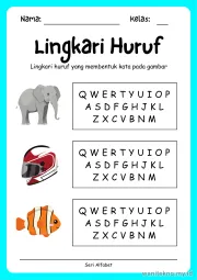 Lembar 5: Lingkari Huruf