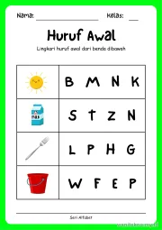 Lembar 3: Huruf Awal