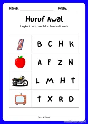 Lembar 4: Huruf Awal