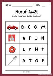Lembar 8: Huruf Awal
