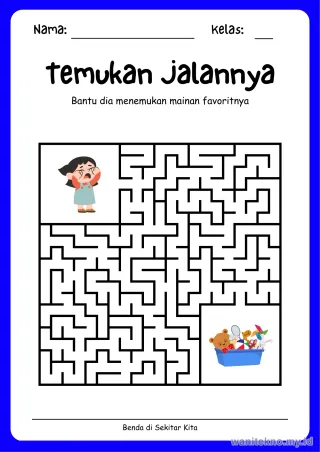 Pratinjau paket 8 Lembar Mengenal Huruf — TK Gratis PDF