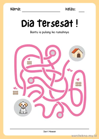Lembar 3: Dia Tersesat !
