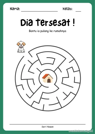 Lembar 4: Dia Tersesat !