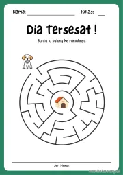 Lembar 4: Dia Tersesat !