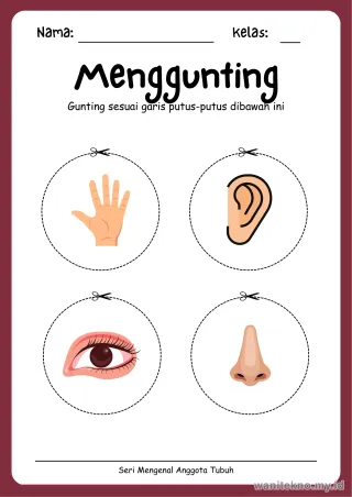 Lembar 2: Menggunting