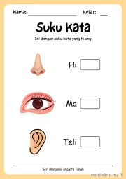 Lembar 3: Suku Kata
