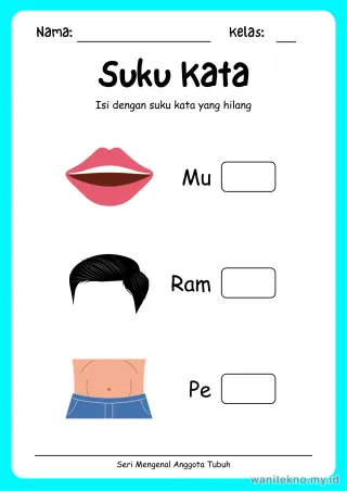 Lembar 5: Suku Kata