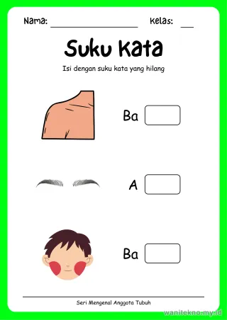 Lembar 7: Suku Kata