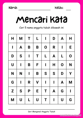 Lembar 10: Mencari Kata