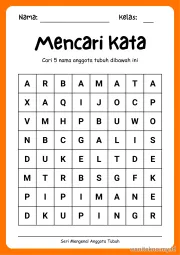 Lembar 11: Mencari Kata