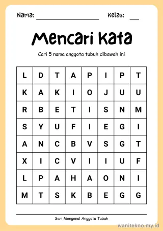 Lembar 13: Mencari Kata