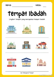 Lembar 2: Tempat Ibadah