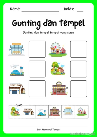 Lembar 3: Gunting dan Tempel