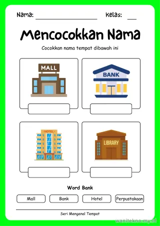 Lembar 13: Mencocokkan Nama
