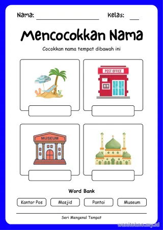 Lembar 14: Mencocokkan Nama
