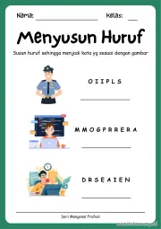 Lembar 5: Menyusun Huruf
