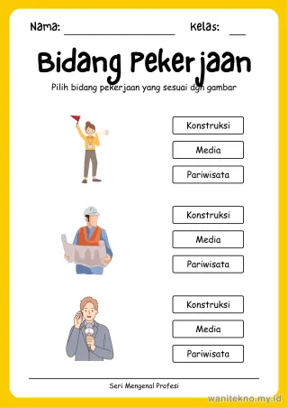 Lembar 7: Bidang Pekerjaan
