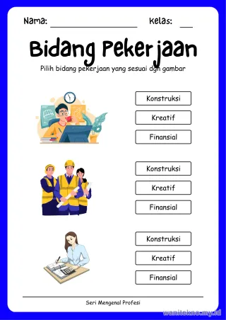 Lembar 9: Bidang Pekerjaan