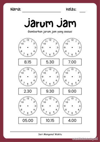 Lembar 4: Jarum Jam