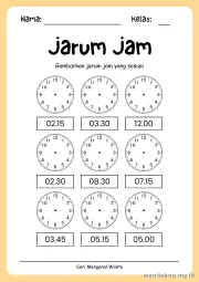 Lembar 5: Jarum Jam