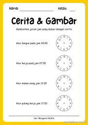 Lembar 8: Cerita & Gambar