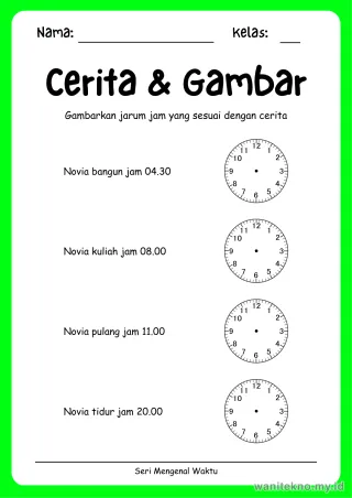 Lembar 9: Cerita & Gambar