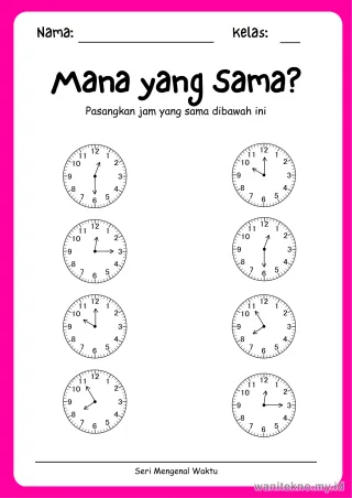 Lembar 12: Mana yang Sama?