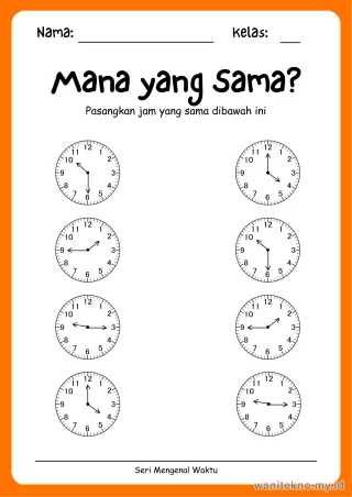 Lembar 13: Mana yang Sama?
