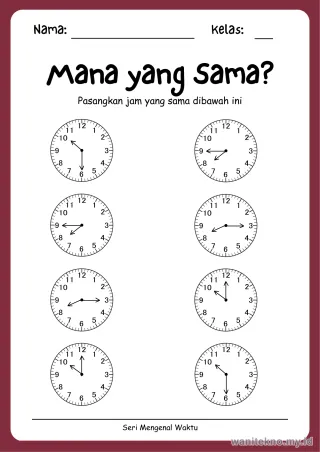 Lembar 14: Mana yang Sama?