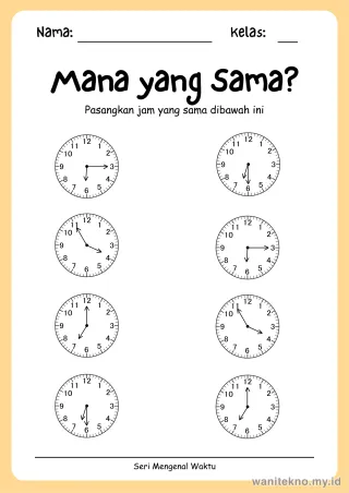 Lembar 15: Mana yang Sama?