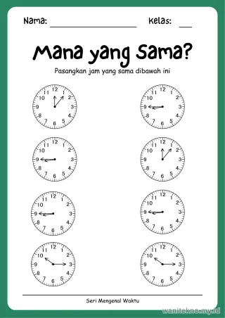 Lembar 16: Mana yang Sama?