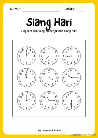Lembar 2: Siang Hari