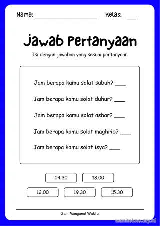 Lembar 4: Jawab Pertanyaan
