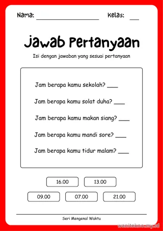Lembar 5: Jawab Pertanyaan