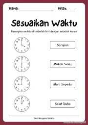 Lembar 8: Sesuaikan Waktu