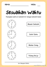Lembar 9: Sesuaikan Waktu