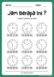 Lembar 10: Jam Berapa Ini ?