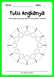 Lembar 13: Tulis Angkanya