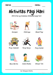 Lembar 1: Aktivitas Pagi Hari