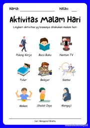 Lembar 4: Aktivitas Malam Hari