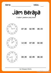 Lembar 7: Jam Berapa